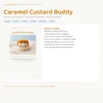 Caramel Flan Buddy – no-sew amigurumi crochet pattern (photo 3)