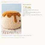Caramel Flan Buddy – no-sew amigurumi crochet pattern (photo 5)