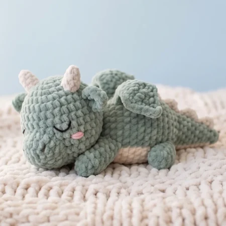 Sleepy Baby Dragon – dragon crochet pattern (photo 2)