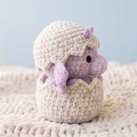 Hatching Egg Dragon – crochet dragon (photo 2)