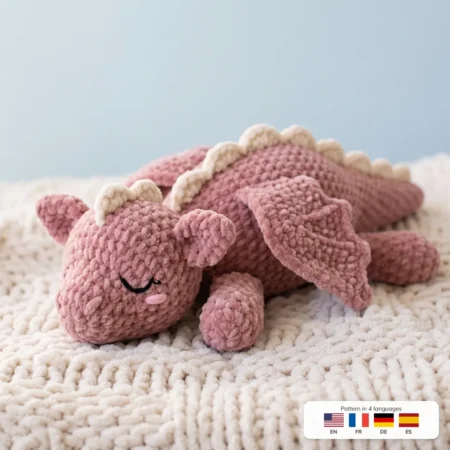 Snuggler Dragon – dragon crochet