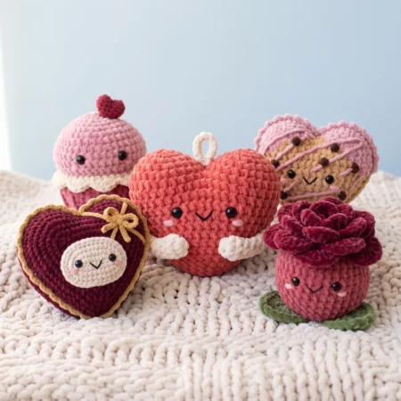 Sweet Treats – no-sew amigurumi crochet pattern