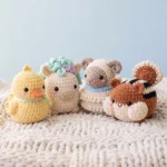 Meadow Babies – no-sew amigurumi crochet pattern