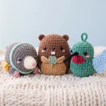 Garden Friends – no-sew amigurumi crochet pattern