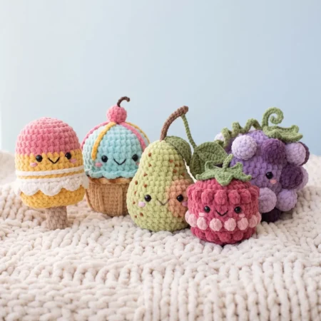 Summer Sweets – no-sew amigurumi crochet pattern