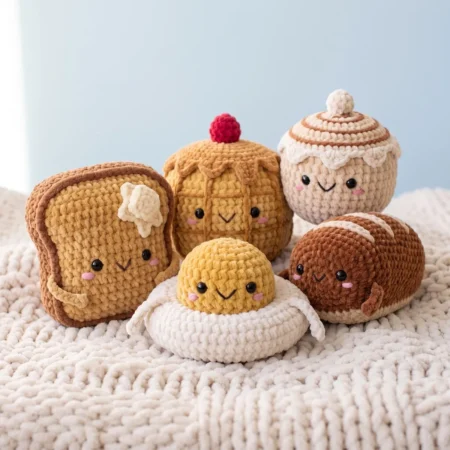 Breakfast Club – crochet breakfast food patterns