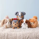 Puppy Pack – crochet fluffy dog