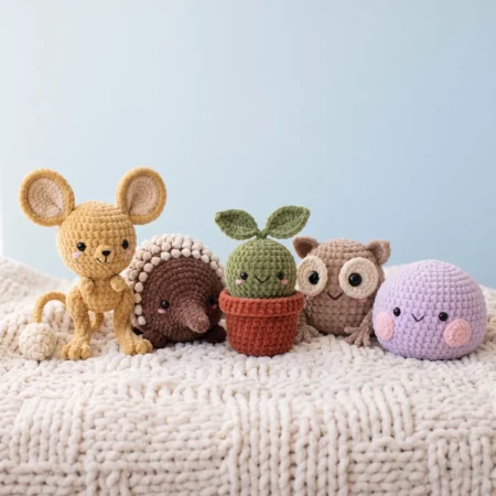 Pocket Pal Squad – no-sew amigurumi crochet pattern