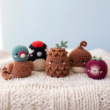 Harvest Woods – no-sew amigurumi crochet pattern