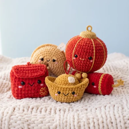 Lucky New Year – no-sew amigurumi crochet pattern