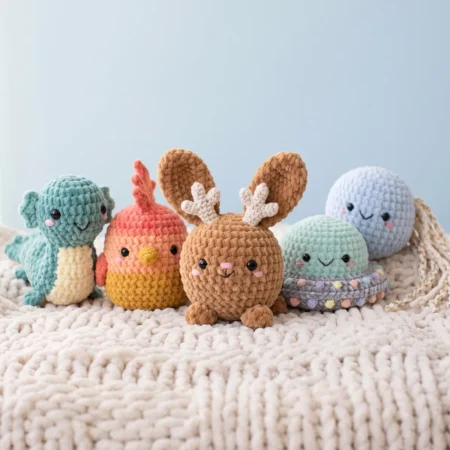 Myth & Orbit – no-sew amigurumi crochet pattern