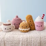 Cafe Counter – no-sew amigurumi crochet pattern