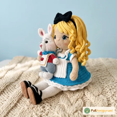 Alice Doll Amigurumi Pattern, Adorable Crochet Toy, Easy DIY Plush, Ha – FullAmigurumi crochet pattern (photo 2)