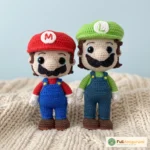 Mario Brothers Crochet Pattern: Amigurumi Baby Toy (PDF Pattern – FullAmigurumi crochet pattern