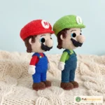 Mario Brothers Crochet Pattern: Amigurumi Baby Toy (PDF Pattern – FullAmigurumi crochet pattern (photo 3)