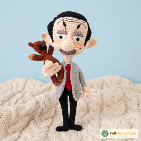 MR BEAN and teddy PATTERN amigurumi – FullAmigurumi crochet pattern