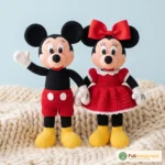 Vintage Crochet Pattern Mickey and Minnie Mouse Dolls Vintage Soft Toy – FullAmigurumi crochet pattern