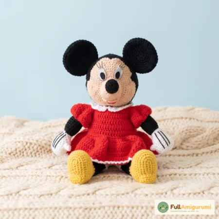 Vintage Crochet Pattern Mickey and Minnie Mouse Dolls Vintage Soft Toy – FullAmigurumi crochet pattern (photo 2)