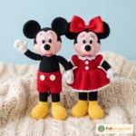 Vintage Crochet Pattern Mickey and Minnie Mouse Dolls Vintage Soft Toy – FullAmigurumi crochet pattern (photo 6)