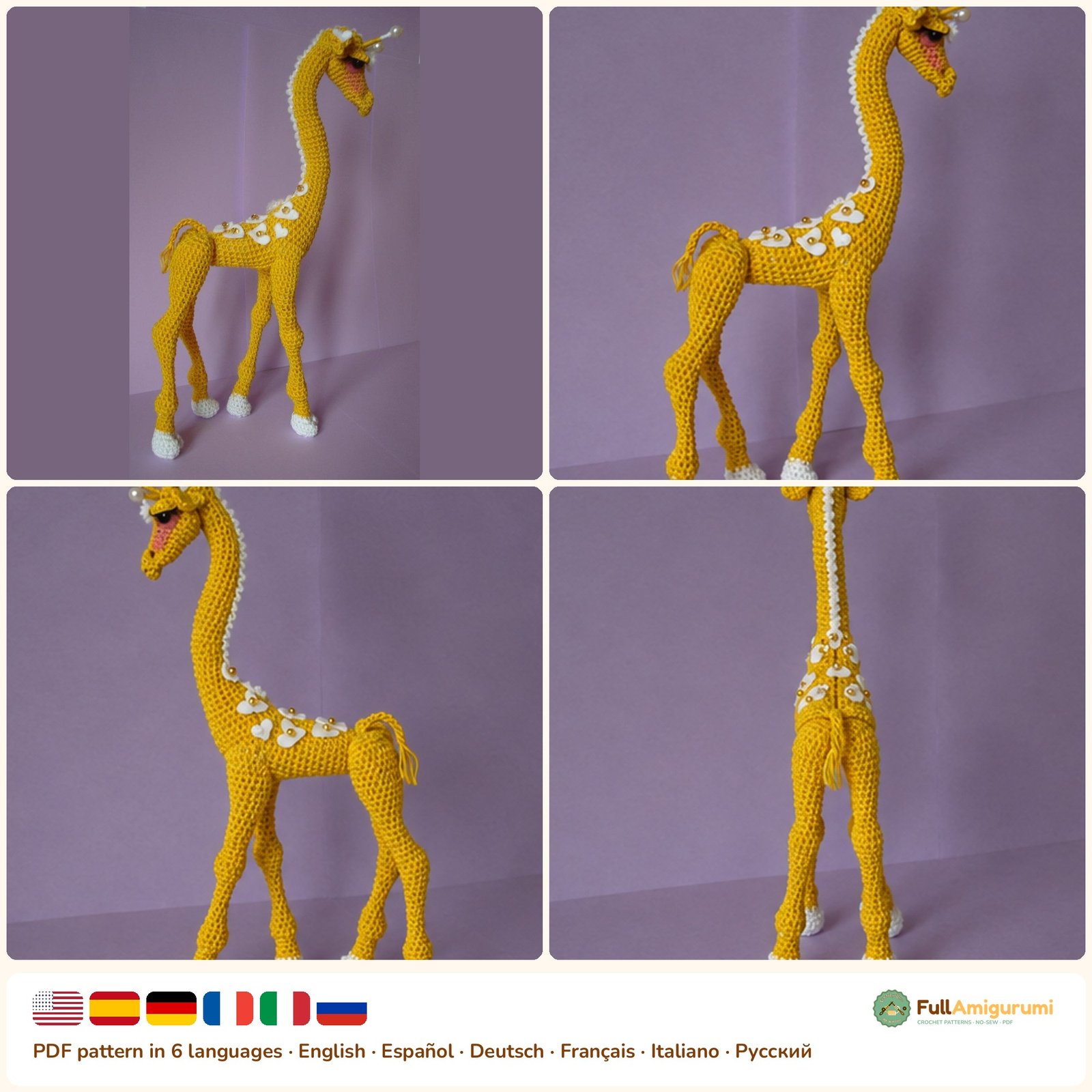 Sunny Giraffe - FullAmigurumi Sunny Giraffe crochet pattern