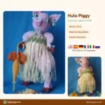Hula Piggy crochet pattern