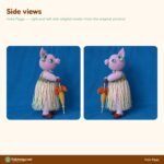 Hula Piggy crochet pattern