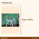 White Unicorn crochet pattern