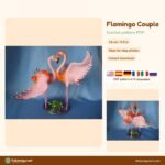 Flamingo Couple crochet pattern