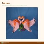 Flamingo Couple crochet pattern