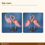 Flamingo Couple crochet pattern
