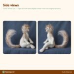 Fluffy White Cat crochet pattern