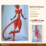 Red Fox Dancer crochet pattern