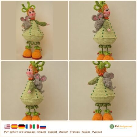 Forest Fairy Doll crochet pattern