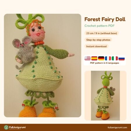 Forest Fairy Doll crochet pattern