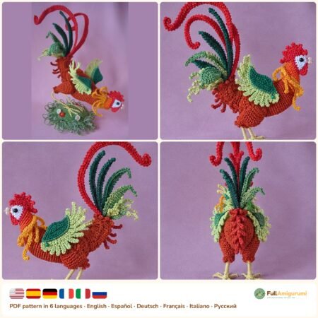 Proud Rooster crochet pattern