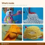 Rainbow Lion Cub crochet pattern