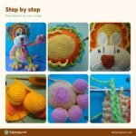 Rainbow Lion Cub crochet pattern