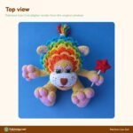 Rainbow Lion Cub crochet pattern