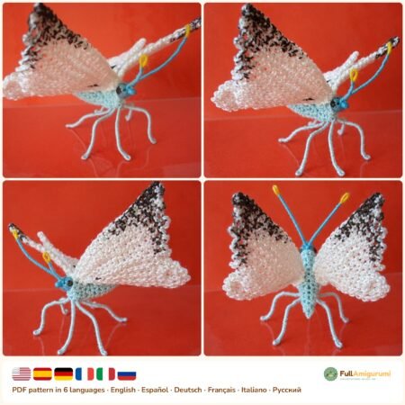 White Butterfly crochet pattern