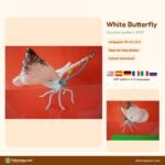 White Butterfly crochet pattern