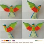 Bee Eater Bird crochet pattern