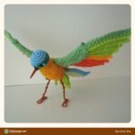 Bee Eater Bird crochet pattern