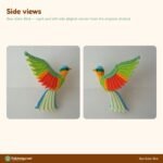 Bee Eater Bird crochet pattern