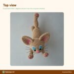 Surprised Kitten crochet pattern