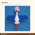 Stork with Basket crochet pattern