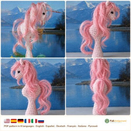 Pink Chess Pony crochet pattern