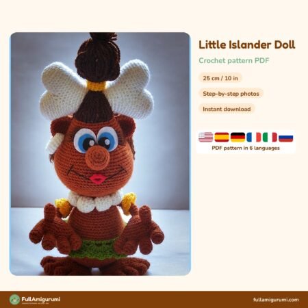 Little Islander Doll crochet pattern