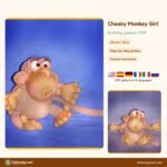Cheeky Monkey Girl crochet pattern
