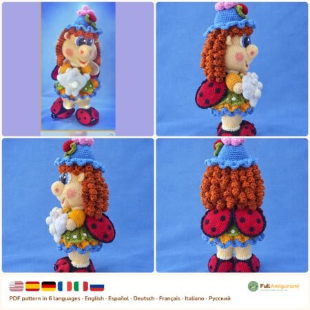 Ladybug Sprite Doll crochet pattern