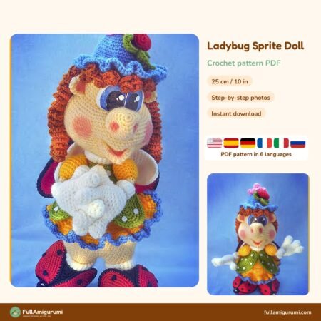 Ladybug Sprite Doll crochet pattern
